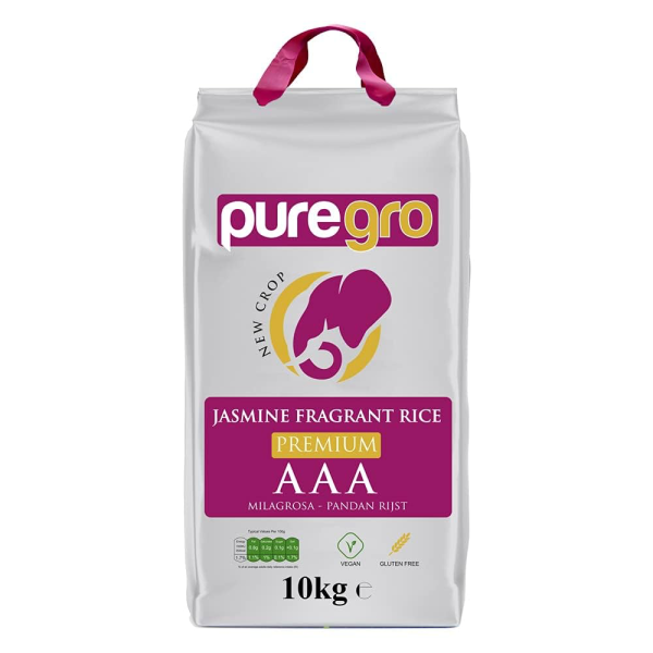 Puregro AAA jasmine fragnant rice (5kg) - CartAfrik